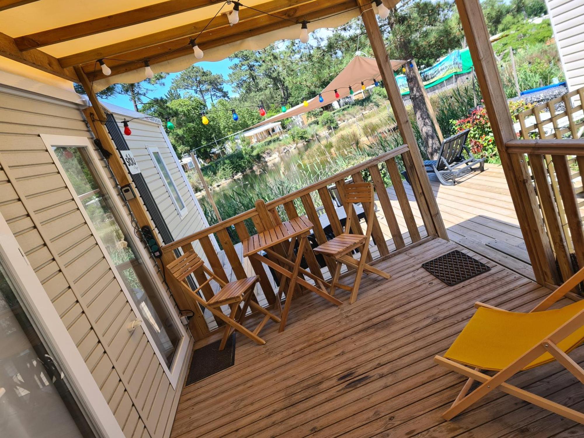Mobil Home Lege Cap Ferret Camping 4 Etoiles Les Viviers Eksteriør billede